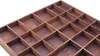 Woodweaver Étagère en bois marron, 28 compartiments, 45 x Voir les images du produit 5