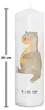 Mr. & Mrs. Panda Kerze Otter Bauch 29 x 8 cm XL - Weiß - Produktbild-Vorschau 2