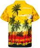 King Kameha Hawaiihemd "Beach" in Gelb Herren Hawaii-Hemd Produktbild-Vorschau 7