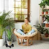 Relaxdays Pflanzenroller rund, 2er Set, Ø 30 cm, Produktbild-Vorschau 3