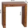 Wohnling Massivholz Bestelltisch MUMBAI 60 x 35 x 60 cm Produktbild-Vorschau 2