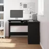 vidaXL Eck-Schreibtisch Schwarz Eichen-Optik 120 x 140 x 75 Produktbild-Vorschau 4