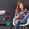 Regał Relaxdays w stylu industrialnym, 5 półek, imitacja Podgląd zdjęcia produktu 3