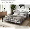 Lit design romantique avec sommier - 200 x 180 cm, Voir les images du produit 4