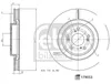 2x FEBI BILSTEIN Bremsscheibe Vorne 179053 Produktbild-Vorschau 2