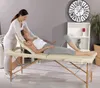 Lettino da massaggio a 3 zone in legno Crema Lettino Anteprima dell’immagine prodotto 2