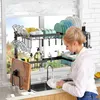 Geschirrkörbe, Abtropfgestell, Geschirrständer, 2-stöckiger Produktbild-Vorschau 3