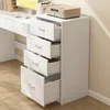 Libreria da ufficio bianca con cassetti Scandinavo spaziosa Anteprima dell’immagine prodotto 6