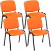 In And OutdoorMatch Besucherstühle Kaylin - Orange - Produktbild-Vorschau 1