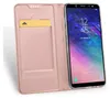 A pink flip case with a phone inside, showing the phone's screen. Produktbild-Vorschau