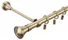 Gardinenstange 300 cm 1-läufig Antikgold 19 mm Durchmesser Produktbild-Vorschau 1