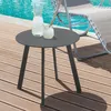 Beistelltisch/Gartentisch Saona - Metall - dunkelgrau - D50 Produktbild-Vorschau 7