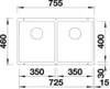 BLANCO SUBLINE 350/350-U, Schrankwaschbecken, Silgranit, Produktbild-Vorschau 4