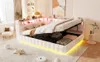 Gestoffeerd bed 140x200 cm, slaapbank met LED-verlichting, Productafbeelding-voorbeeld 7