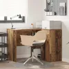 vidaXL Scrivania ad angolo con porta in legno di recupero Anteprima dell’immagine prodotto 2
