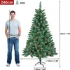 JOIEYOU Umělý vánoční stromek 240 cm se sněhovým efektem, Náhled obrázku produktu 2