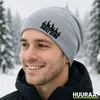 Huuraa Beanie Grill King Flammen Heather Grey One Size Produktbild-Vorschau 2