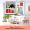 Klarstein Mini chladnička, 48 l, malá, tichá chladnička do Náhled obrázku produktu 2