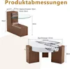 STILVORA Sada konferenčních stolků, 2dílná, lze použít Náhled obrázku produktu 7