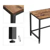 ACAZA Eckschreibtisch - Vintage - 2 Ablagen - 138x76x138 cm Produktbild-Vorschau 4
