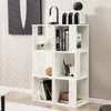 COSTWAY set di 2 librerie in legno, scaffale a 3 livelli, Anteprima dell’immagine prodotto 1