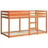 Etagenbett Wachsbraun 90x200 cm Massivholz Kiefer Produktbild-Vorschau 1