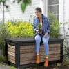 Keter Gartenbox "Northwood" 623L - Pinie - 155x72x70 cm - Produktbild-Vorschau 4
