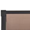 vidaXL Dveřní stříška černá 152,5x90 cm polykarbonát - Náhled obrázku produktu 10
