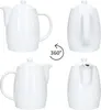 Kanne Kawi 850ml mit Deckel Porzellan für Tee & Kaffee weiß Produktbild-Vorschau 4