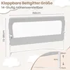 Bettizia 150cm klappbares Bettgitter, 180 Grad drehbares Produktbild-Vorschau 2