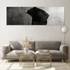 Bilder auf glas - Einteilig - Tanz Schwarz Kleid - 160x50cm Produktbild-Vorschau 7