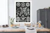 MuchoWow® Poster Moos - Botanisch - Vintage - Schwarz und Produktbild-Vorschau 3