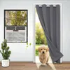 86x203cm Tenda termica oscurante grigia per porta Anteprima dell’immagine prodotto 1