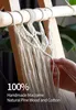 Wandregal Holz Makramee Regal Boho Deko Hängeregal Wanddeko Produktbild-Vorschau 2