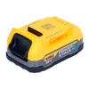 A DeWalt 18V Powerstack battery pack is shown from a slightly elevated angle against a white background. Anteprima dell’immagine prodotto