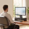 Relaxdays Monitorstandaard, met 2 lades, hoogte x breedte x Productafbeelding-voorbeeld 5