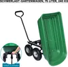 Wiltec Gartenwagen mit Kippfunktion bis 240 kg, Handwagen Produktbild-Vorschau 3