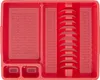 WELLGRO Abtropfgestell aus Kunststoff mit Reinigungsbürste Produktbild-Vorschau 4