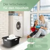 Novaliv 3er-Pack Wäschewanne mit 3 Griffen 25L Anthrazit, Produktbild-Vorschau 2