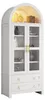 Skleněná vitrína, rozměry 76 x 40 x 180 cm, s LED Náhled obrázku produktu 2