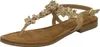 MARCO TOZZI Damen Sandalen Leder Zehentrenner floral Produktbild-Vorschau 7