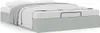 vidaXL Lit ottoman sans matelas gris clair 140x200 cm Voir les images du produit 7