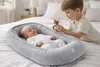 Premium BABYNEST + DECKE + Kissen GRAU Samt Velour/ PUNKTE Produktbild-Vorschau 13