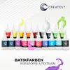 CREATEST Batikfarben-Set mit 20 Farben DIY Textilfarbe für Produktbild-Vorschau 2