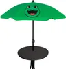 4tlg Kinder Campingmöbel Set Frosch Campingstuhl Tisch Sonnenschirm Produktbild-Vorschau