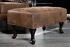riess-ambiente Chesterfield Fußhocker 80cm antik braun mit Produktbild-Vorschau 9