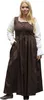 Ärmelloses Mittelalterkleid, Trägerkleid Lene, braun : M Produktbild-Vorschau 10
