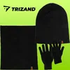 Trizand 22100 Dámsky zimný set čiapky, šál, rukavice čierna Náhľad obrázku produktu 9
