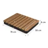 Blumfeldt Sumatra Breeze, SQ, zahradní sprcha, WPC, hliník, Náhled obrázku produktu 7