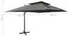 vidaXL Ampelschirm mit Doppeldach Anthrazit 400 x 300 cm Produktbild-Vorschau 7